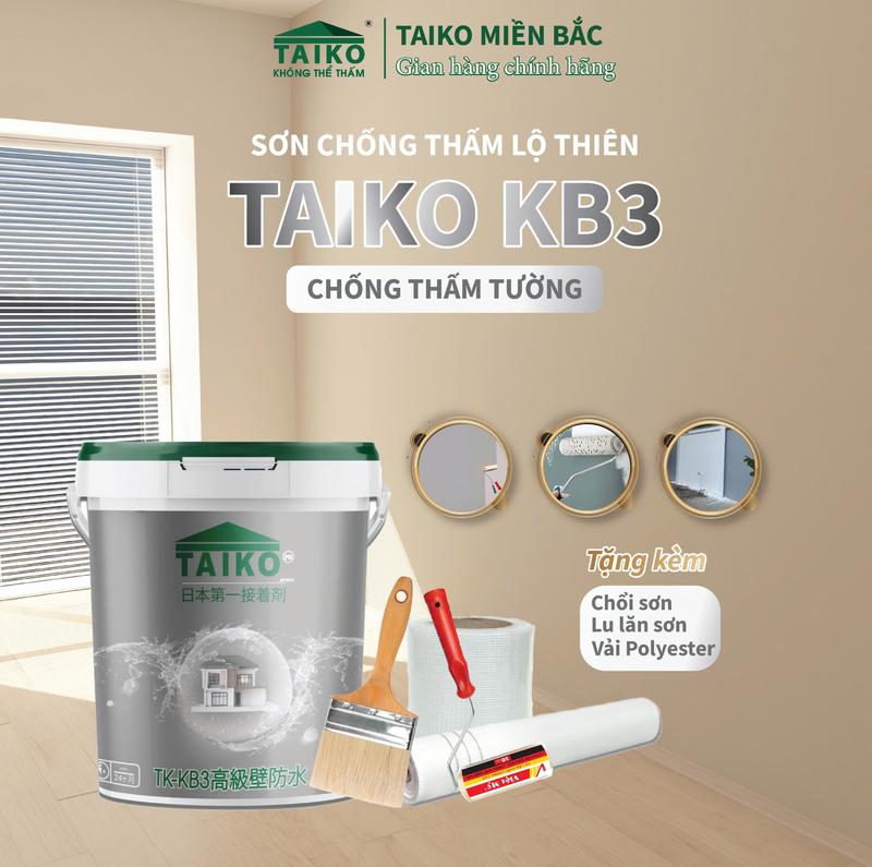 Keo Sơn Chống Thấm Taiko KB3 - Chuyên Chống Thấm Tường Nhà