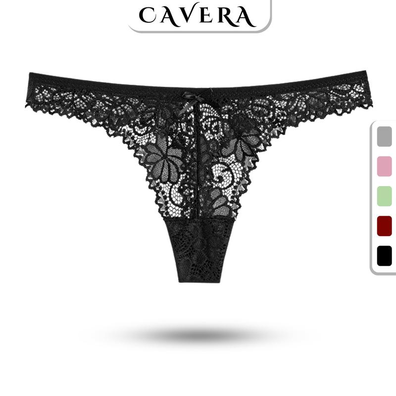 Quần lót nữ lọt khe ren hoa CAVERA L6551 Women