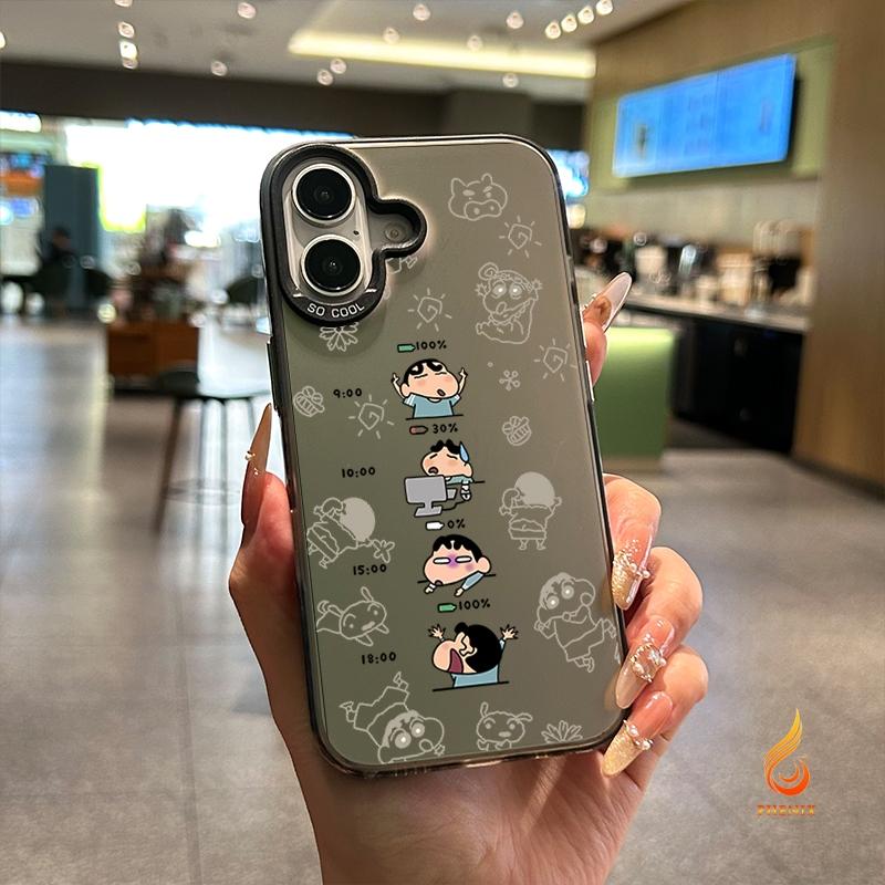 เคสไอโฟน12 น่ารัก เคส ชินจัง สำหรับ พอดี iPhone 15 12 11 16 13 14 Pro Max 8Plus 7Plus X XS XR Max 7 