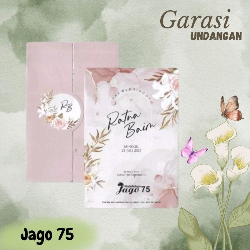 Undangan Pernikahan PROMO Terbatas JAGO 75 | Paket Lengkap P Elegan Modern Paket Lengkap 100 PCS Gratis Label & Plastik - JanjiKita | Default