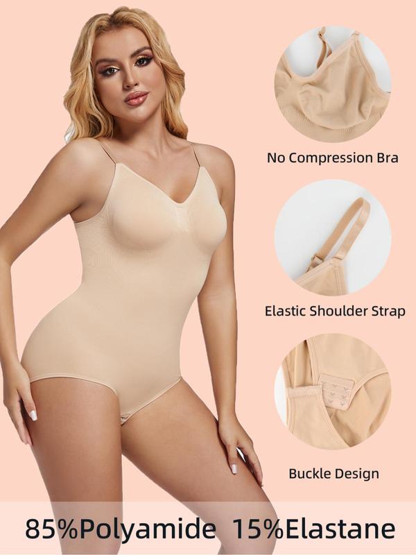 Women's Backless Shapewear Bodysuit, High Stretch Seamless Tummy Control Shaper, Tummy Tuck Corset Bodysuit for Daily Wear, Ladies Shapewear for All Seasons 6