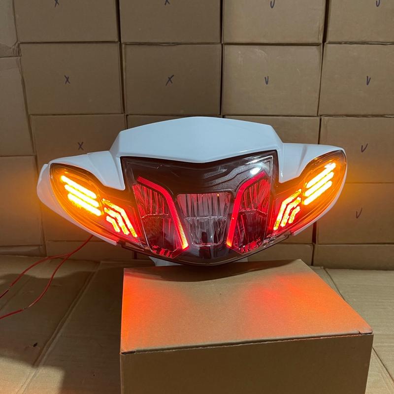 Pha choá đầu đèn 2 tầng Diyno pro V2 sirius 50/110 Kèm Ốp + bợ thắng đĩa đủ màu-phụ kiện xe máy phụ tùng Xi Nhan chóa  sihelo