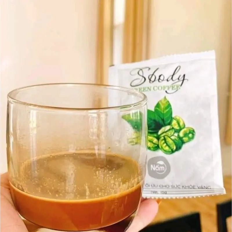 Cà phê nấm sbody hộp 12 gói  Cafe 4