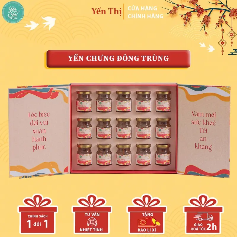Set 15 hũ yến chưng sẵn Yến Thị (70ml x 15) 5