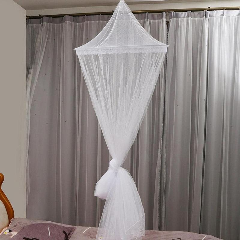Product Introduction of Round Dome Canopy Comfortable Net Bed Canopy Polyester Elastic Round Dome Odorless Breathable Summer Essentials Bed Tent For 8