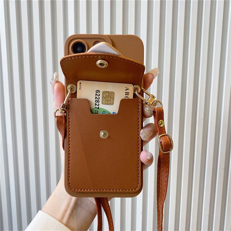 Ốp Điện Thoại Có Dây Đeo Vòng Cổ Dây Đeo Chéo Dễ Thương Tương Thích Cho iPhone 15 14 11 12 13 Pro Max X XR 14 Plus Ốp Trái Tim 3D 7