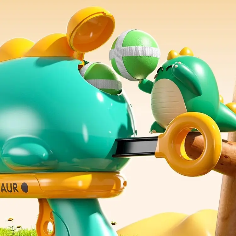 Mainan Anak DINOSAUR BALL GUN WOBEIXING 678-3 Mainan Tembakan Bola Target Dinosaur Anak 2