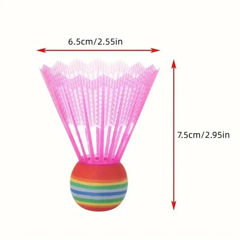 Product Introduction of Colorful Badminton Ball, 10pcs/set Durable Nylon Badminton Ball, Lightweight Badminton Ball for Indoor Outdoor Sports, Ball Sports Equipment 1