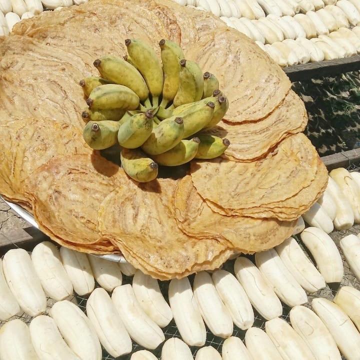 CHUỐI XIÊM ÉP MIẾNG PHƠI KHÔ - không đường dẻo ngon Food