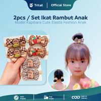 Gambar Tritail - 2pcs / Set Ikat Rambut Anak Motif Kapibara Fashion Cute Elastis - TYPE - #1 dari Tritail Kota Administrasi Jakarta Utara 1 Tokopedia