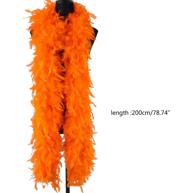 Product Introduction of 200cm Wholesale Boa Turkey Feathers for Crafts Wedding Dress Feathers Shawl 0