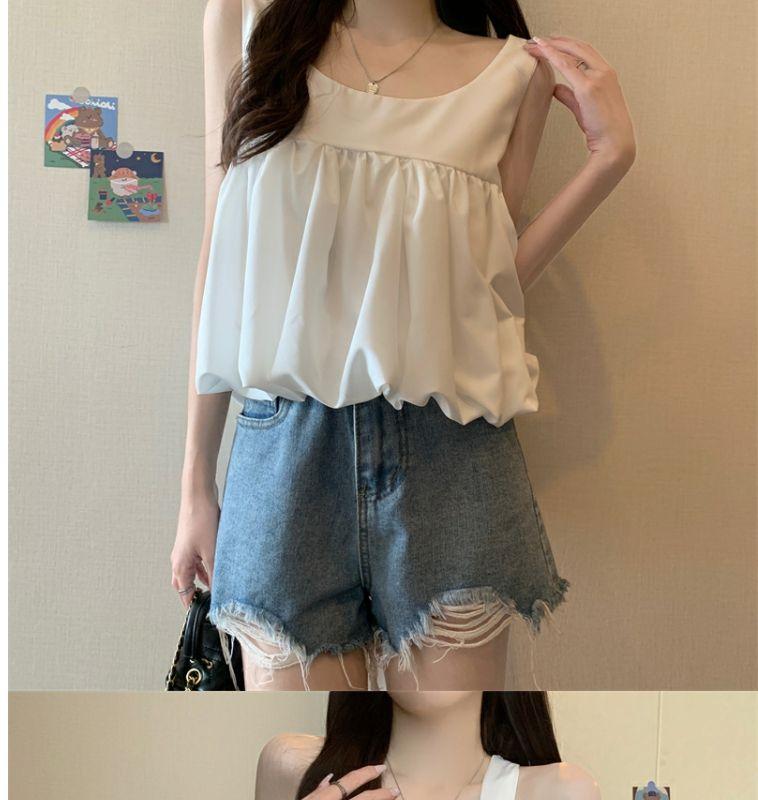 Product Introduction of Tiktok Hot Sale French Sweet Bowknot Loose Small Sling Vest Women's Inner Wear Summer Niche Design Outer Wear Short Top 19