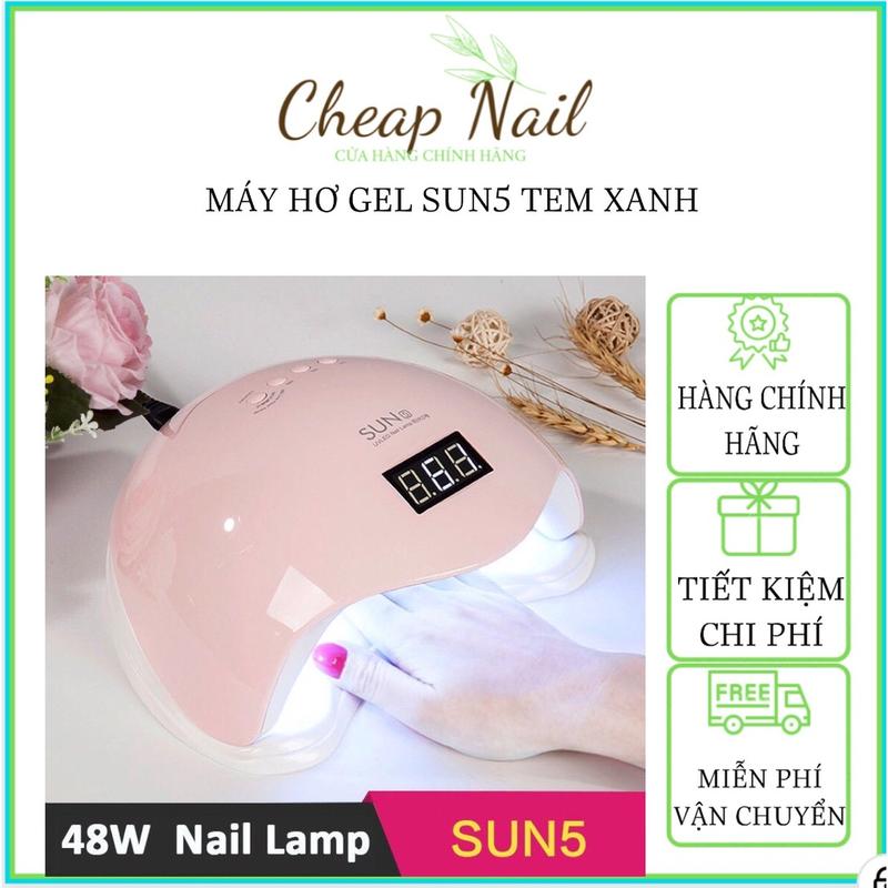 Máy hơ gel cao cấp SUN 5 48w chính hãng 1 đổi 1 trong 7 ngày bh 12 tháng