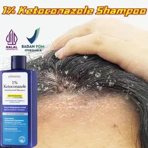 Ketoconazole Shampoo Mengatasi Ketombe Rambut Rontok & Minyak Berlebi Sampo Anti Ketombe Anti-Dandruff Oil Control Perawatan Rambut Lepek Shampoo Professional Perawatan Rambut Berketombe Perawatan Kulit Kepala