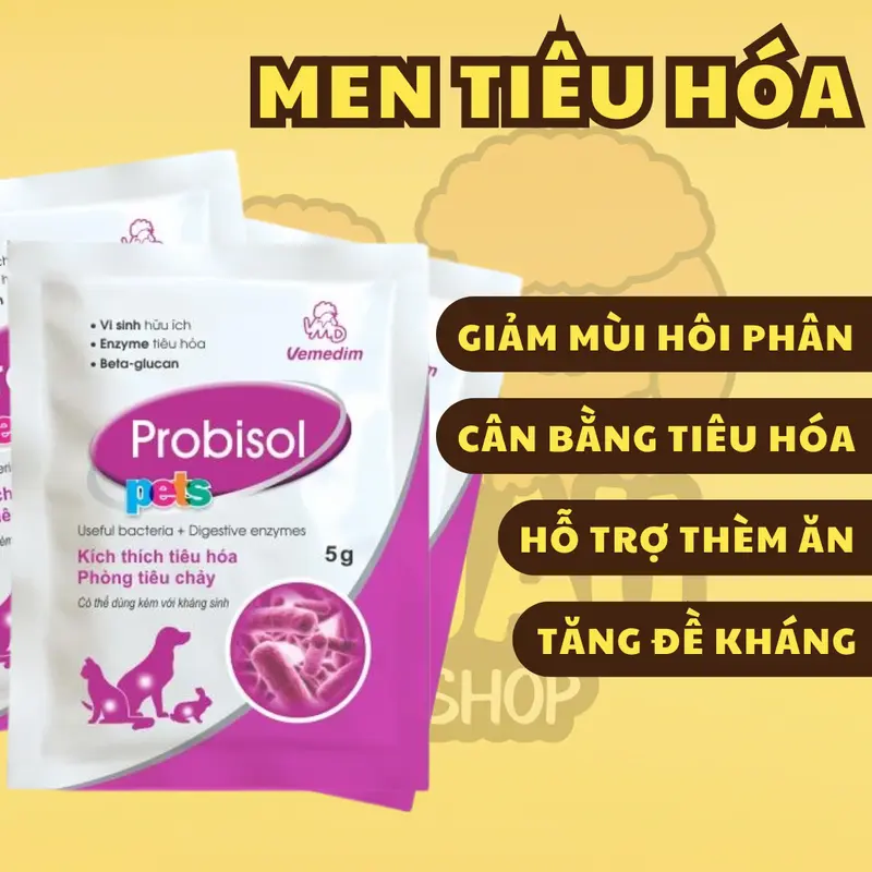 Men tiêu hóa Probisol cho thú cưng [Gói 5g] 0