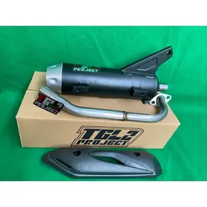 Knalpot TGL copy TZM CMS buat motor matic beat scoopy pcx mio vario Motorcycle