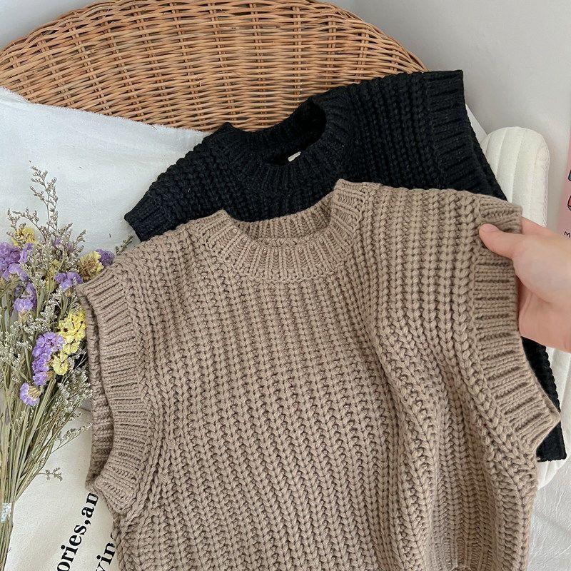 Product Introduction of Áo Vest Trẻ Em, Phong Cách Hàn Quốc Nghệ Thuật Phong Cách Mori HK, Len, Phong Cách Phương Tây, Không Tay, Đồ Len, Vest Dệt Kim, Thích Hợp Cho Mùa Xuân Và Mùa Thu, Vest Dệt Kim, Cho Trẻ Em Trung Và Lớn 9
