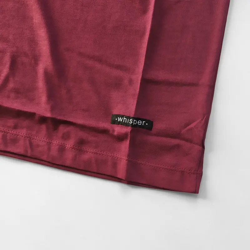 Kaos Polos Maroon Lengan Pendek Combed Katun 2