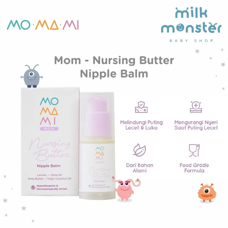 Momami Nursing Butter Nipple Balm / Krim puting payudara 0