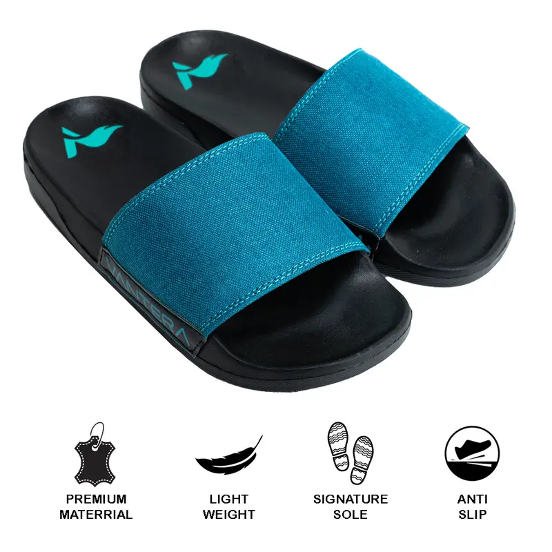VANTERA SANDAL SLIDE PRIA MARSEILLE CANVAS SERIES | VTK-04 Shoes Sendal Selop 0