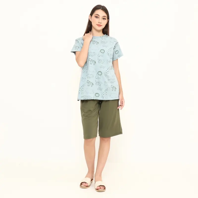 One set menyusui mamalala nursingwear. Mama zoo 1