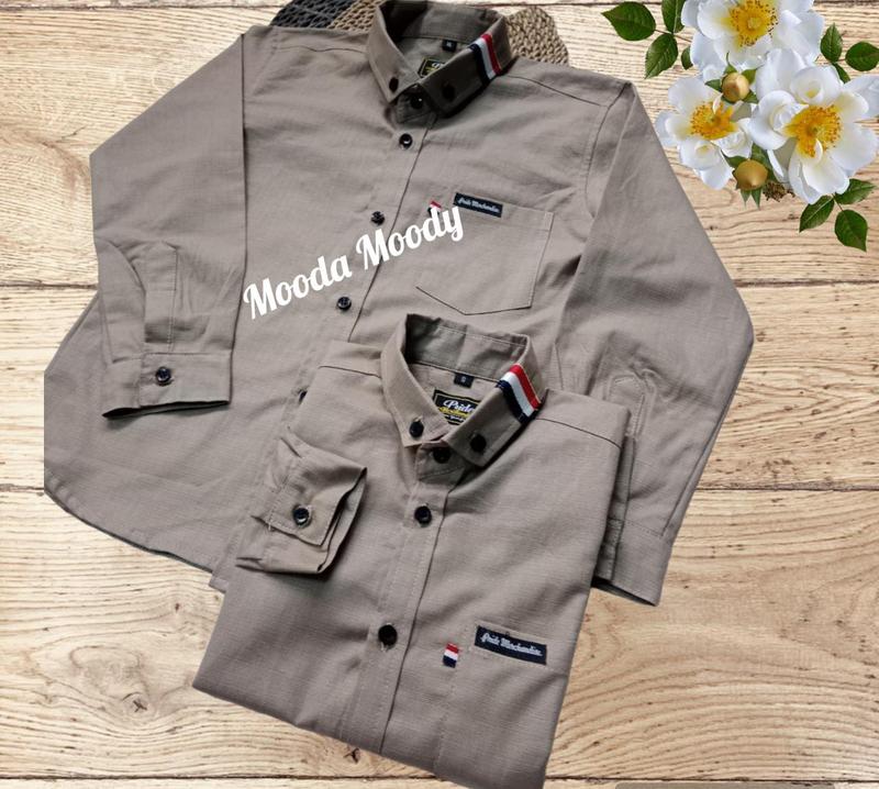 Product Introduction of Mooda Moody - Kemeja Anak Lengan Panjang Warna Coklat Muda Kemeja Anak Warna Coklat Fashion 21
