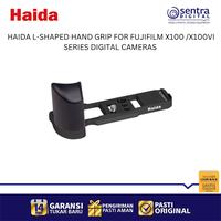 Gambar Haida L-Shaped Hand Grip for Fujifilm X100 /X100VI Series Digital Cameras Black Silver - HD4811 - BLACK dari Sentra Digital Kota Surabaya 2 Tokopedia