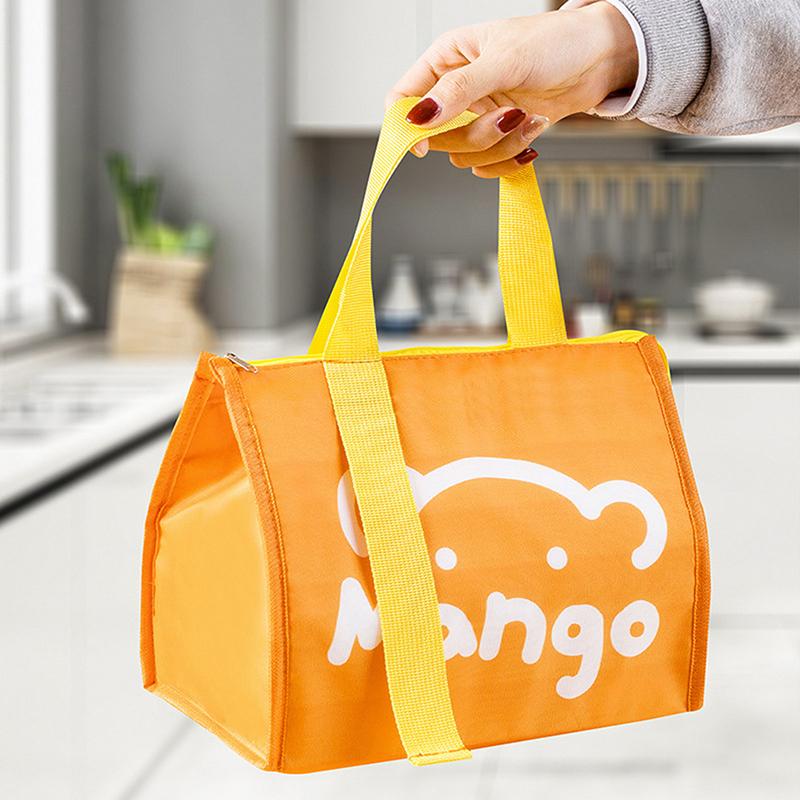 Product Introduction of Túi Đựng Hộp Cơm Trưa Giữ Nhiệt, Thiết Kế Cầm Tay Dễ Thương, Dành Cho Phụ Nữ Và Trẻ Em, Túi Xách Đựng Thực Phẩm, Thích Hợp Cho Du Lịch, Dã Ngoại Và Ăn Uống, Túi Bento Làm Mát Cách Nhiệt, 1 Cái 19