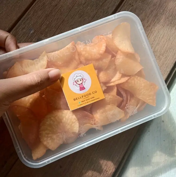 Keripik Singkong Pedas Balado Camilan Snack Food Kripik 6
