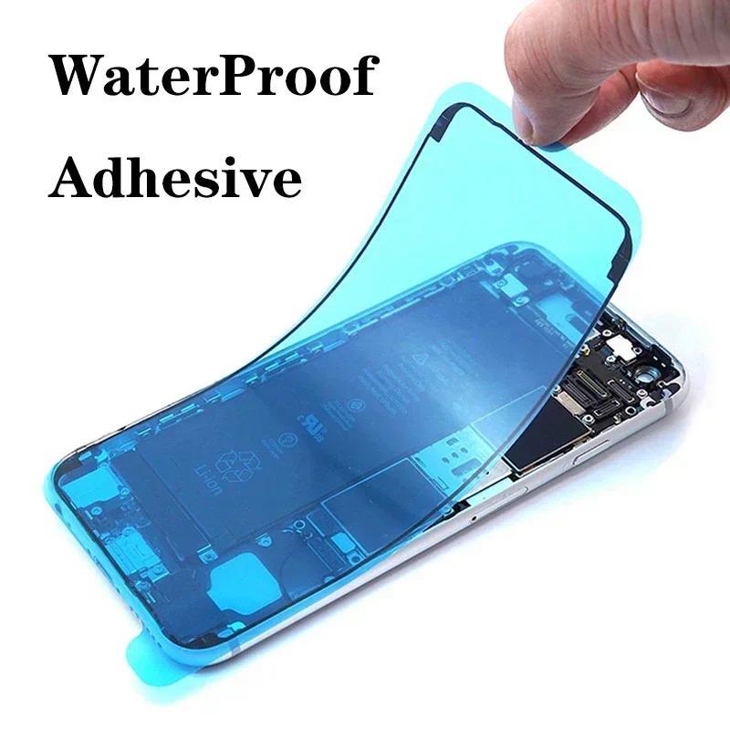 Nhãn dán chống thấm nước, 5 cái, cho iPhone 6S, 7, 8 Plus, X, XR, XS, 11, 12 Pro Max, 3M Niêm Phong Keo, Băng Dính, cho Khung màn hình LCD, keo, sửa chữa, bộ phận 4