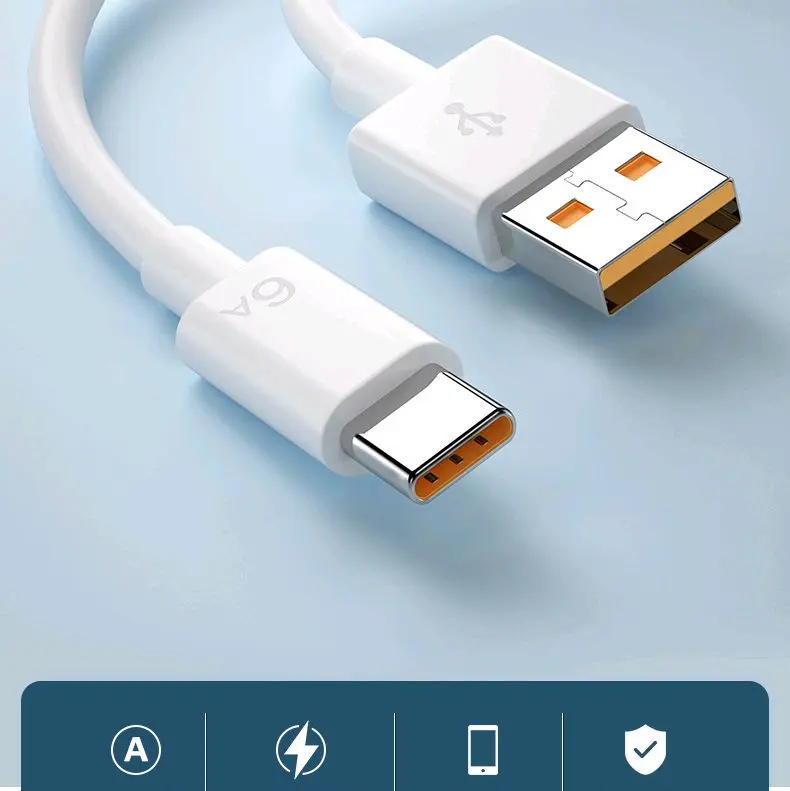 Cáp Sạc Nhanh 67W USB To Type C Lõi 5 Sợi