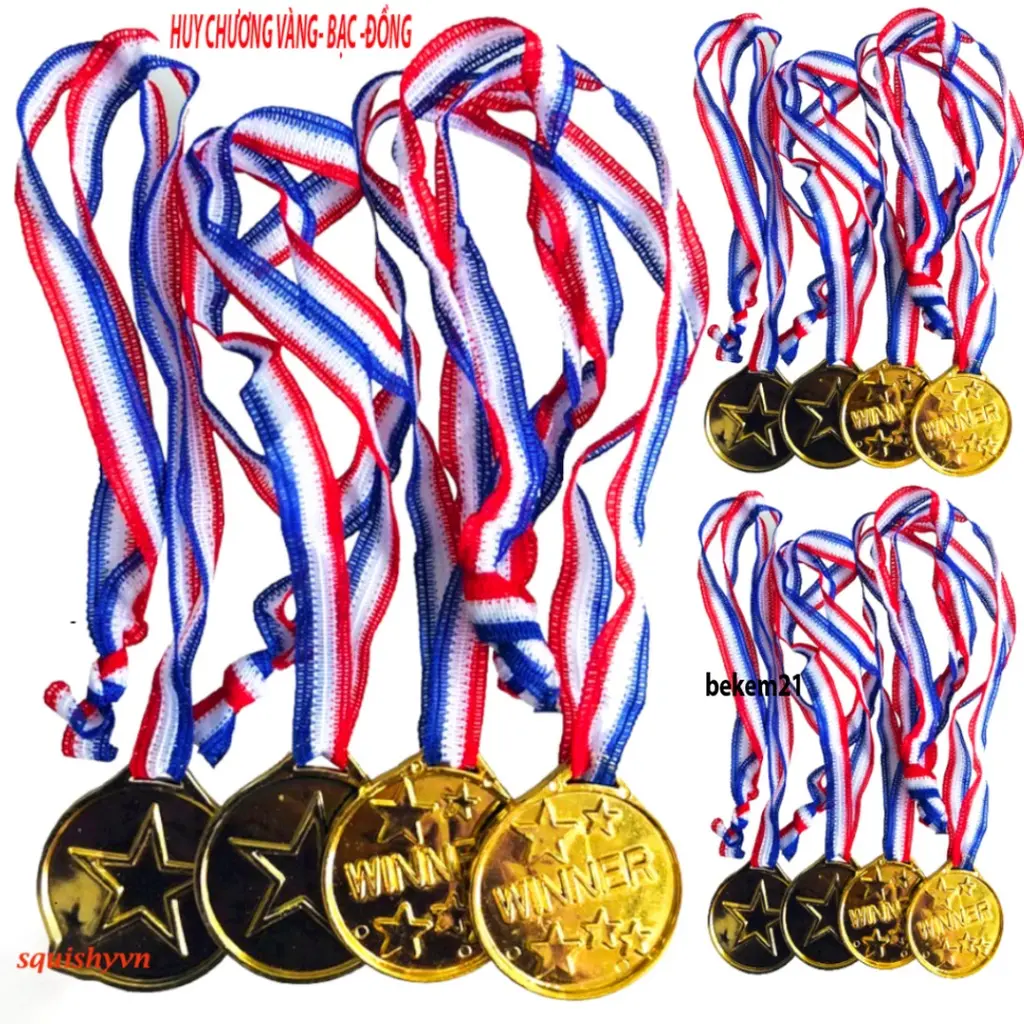 Huy chương soccer khuôn dây lụa, Huy chương Sport đẹp, giá thành rẻ cúp vàng cúp bạc cúp đồng