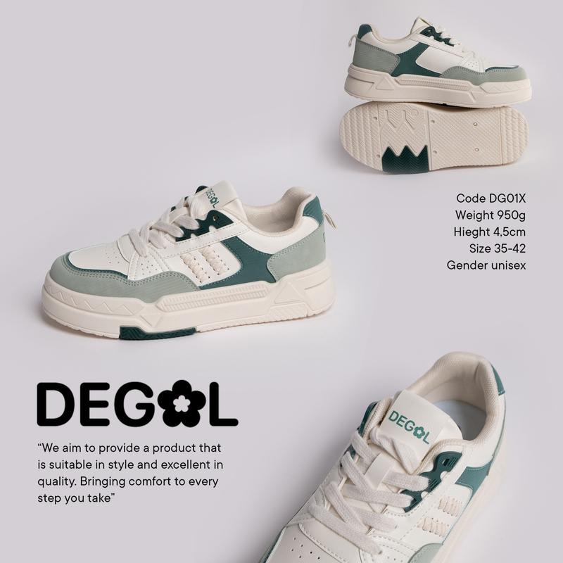 GIÀY SNEAKER DEGOL UNISEX ĐẾ TĂNG CHIỀU CAO 4.5P DG01