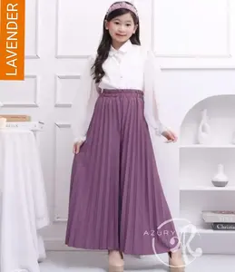 Celana Kulot Plisket Anak Perempuan Premium Santai Fashion Pakaian