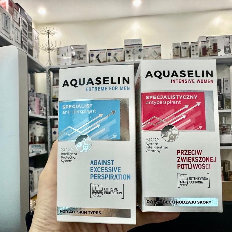 Lăn Khử Mùi Giảm Tiết Mồ Hôi Aquaselin cho Nam Nữ