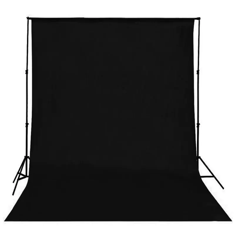 Phông nền chụp ảnh background màu đen vải không nhăn nhàu 3m x 1,6m