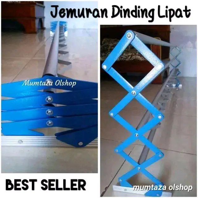 JEMURAN DINDING LIPAT ALUMUNIUM Besi 2