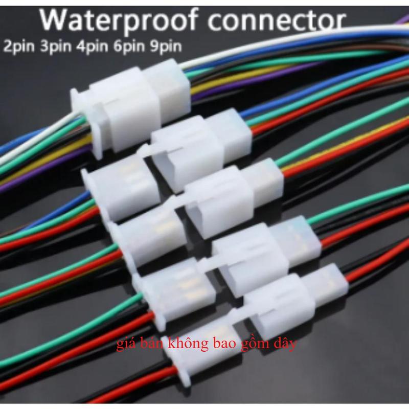 Combo 10 Jack kết nối dây điện 2P loại 2.8mm dành cho ô tô xe máy cao cấp 1