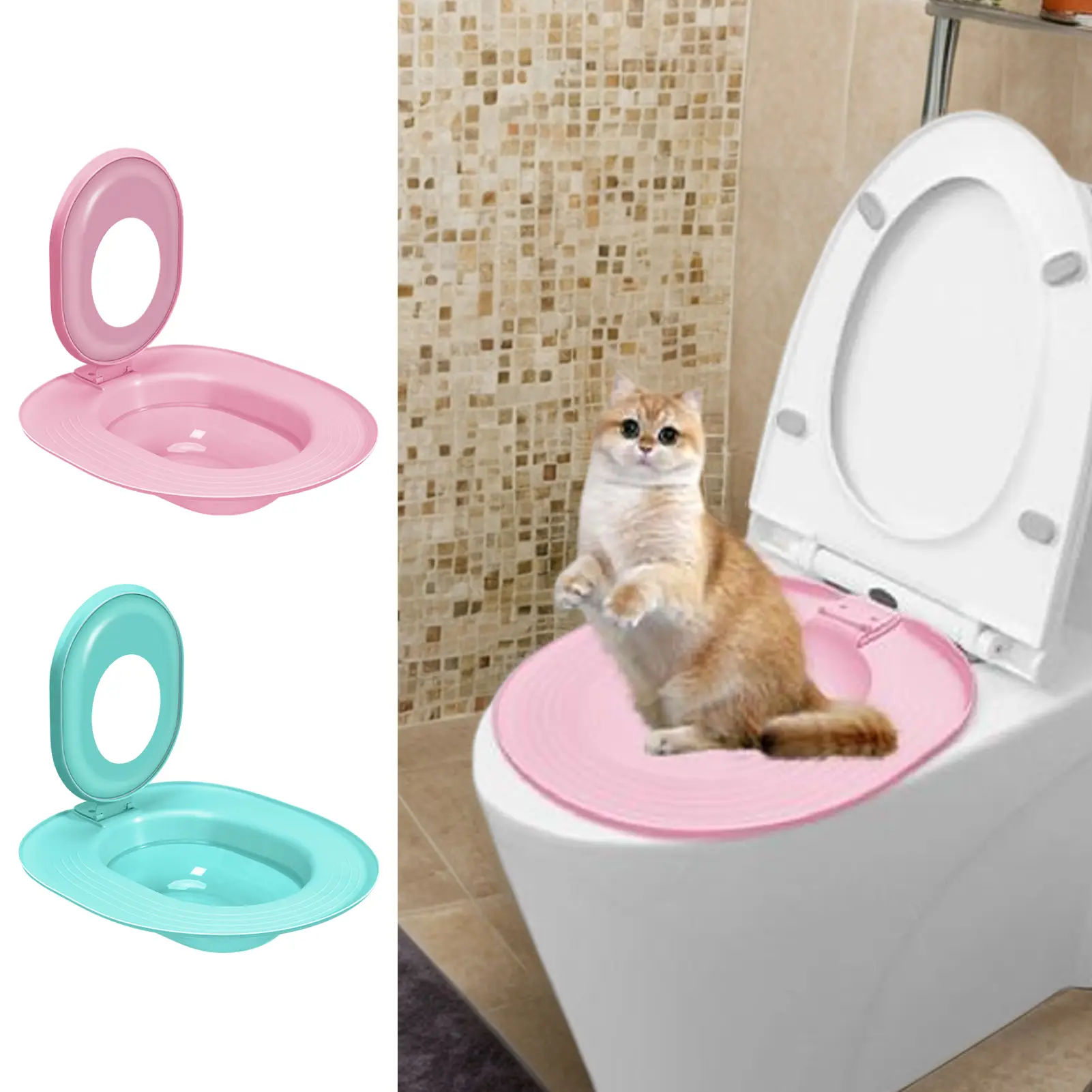 Bộ Huấn Luyện Bô Cho Mèo, Huấn Luyện Hộp Cát Vệ Sinh, Bô Ghế Nước Tiểu Có Thể Tái Sử Dụng, Huấn Luyện Vệ Sinh Cho Mèo, Để Chăm Sóc Thú Cưng, Huấn Luyện Mèo Của Bạn Sử Dụng Bô
