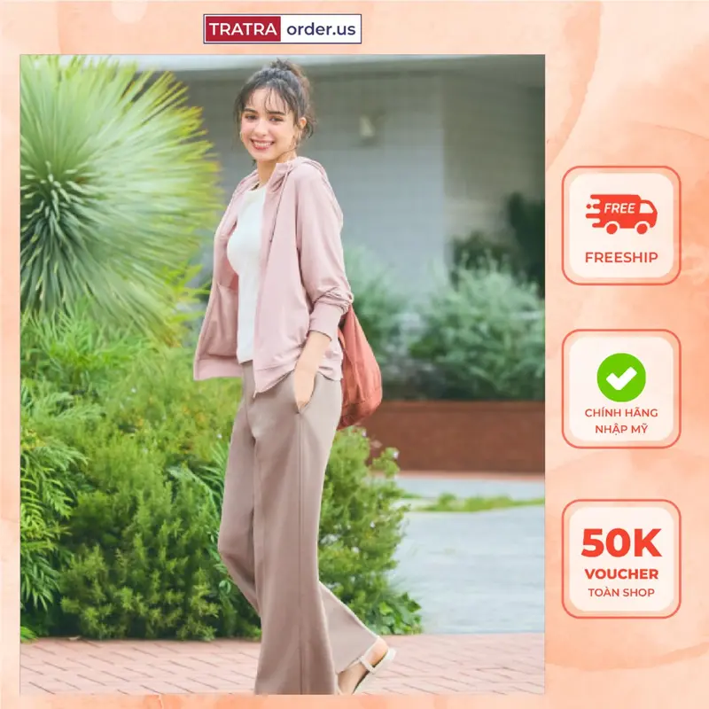 Áo Chống Nắng UNI Airism Nữ - Làm mát, chống tia UV [Bill Mỹ] 6