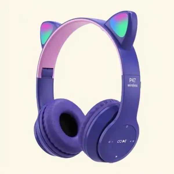Headphone Bluetooth Wireless Dengan Mikrofon Headset Headphone With Mic Earphone Led 3