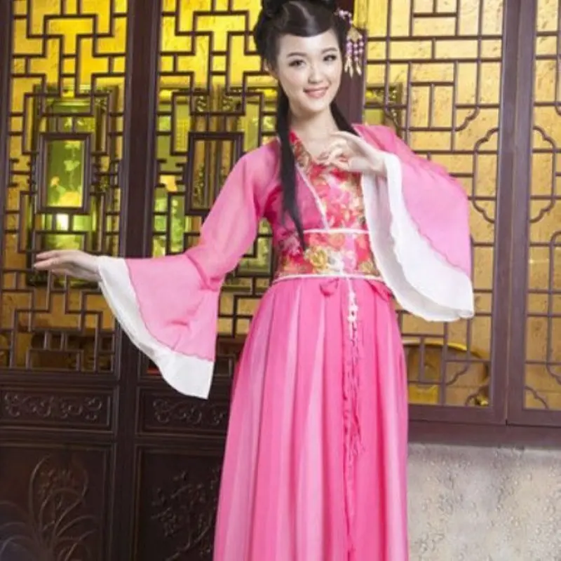 Trang Phục Hán, Nữ, Trang Phục Cổ Trang, Trang Phục Cổ Tích, Trang Phục Tang Bảy Tiên Nữ, Trang Phục Công Chúa Opera, Trang Phục Biểu Diễn Guzheng, Dành Cho Người Lớn, Hàng Mới Về 3