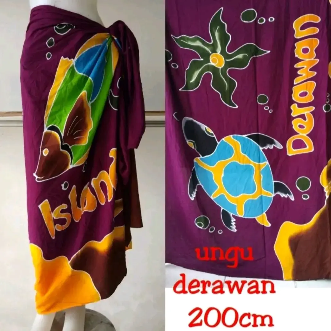 Kain Pantai Lukis Jumbo 200x120