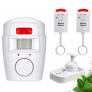 [COD] Alarm Anti Maling Infrared PIR Motion Detection Wireless Detector Sensor Gerak 2 Remote Control Garansi 1 Tahun