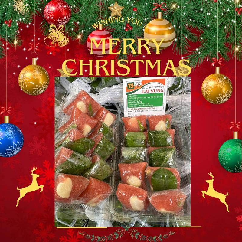  Nem Chua Lai Vung & Nem Bì Lai Vung - Combo 6 Hộp  160gr Nem Chua & 180gr Nem Bì  - Đặc Sản Đồng Tháp - Vị Ngọt Miền Tây - Sản Phẩm Không Hợp Khẩu Vị Miền Trung Và Miền Bắc 