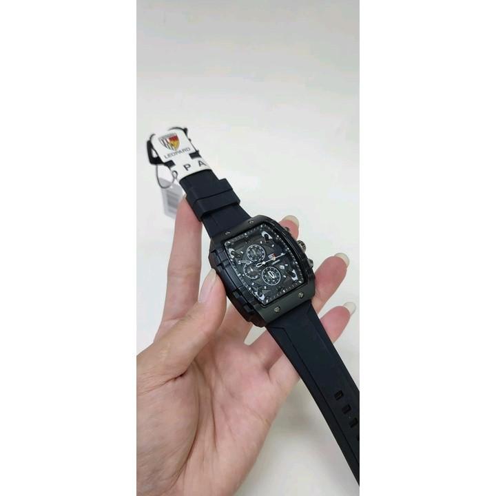 JAM TANGAN PRIA LEOPARD6842 RUBBER 100% ORIGINAL 4