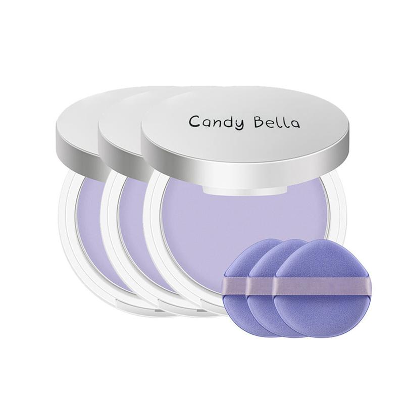 Product Introduction of CHILLAB Lavender Matte Powder - A set of powderless powders that are highly oleic, waterproof, sweatproof and colorless. Suitable for all skin types. Includes cotton pad Makeup Cosmetic 16
