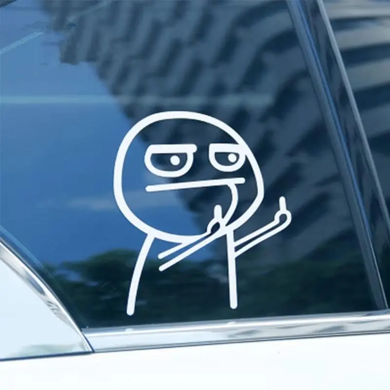 Cartoon Pattern Car Sticker, Car Exterior Decorative Sticker, Reflective Vinyl Car Sticker, Universal Car Accessories for Car Decoration