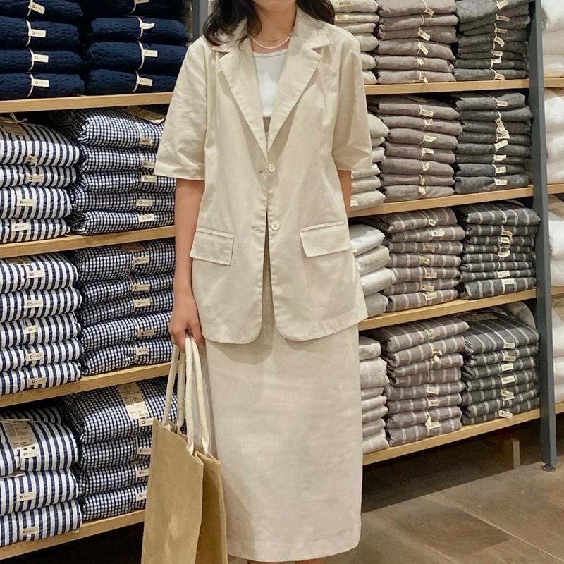 Áo blazer linen - Linen Blazer 5