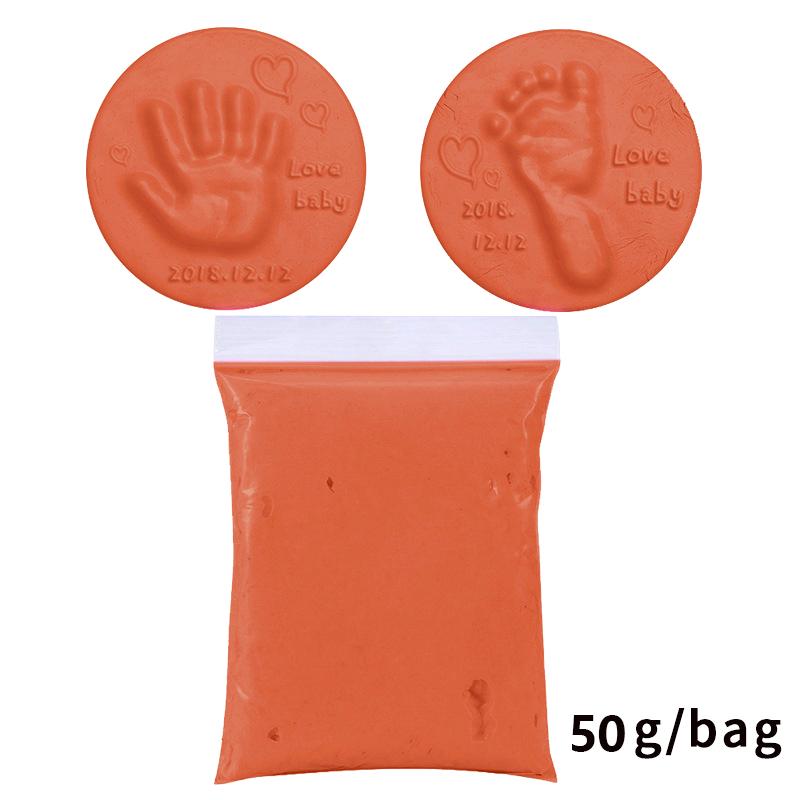 Product Introduction of Bùn Dấu Tay Và Dấu Chân, 50g mỗi túi, Vật Liệu Mềm, Lông Mịn, Thích Hợp Để Tự Làm Cho Em Bé, Chạm Tay Và Dấu Chân, Cho Trẻ Sơ Sinh, 35
